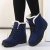 Зимние сапоги до щиколотки Botas Mujer Warm Plush Insole Shoes Women