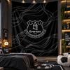 Wall Hanging Tapestry Everton Football Print Cloth for Living Room Bedroom Home Decor