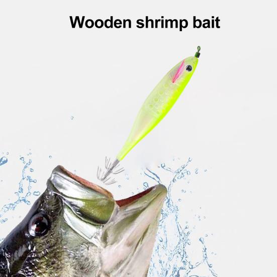 12CM/10G светящаяся приманка в виде креветки с крючком для ловли кальмаров реалистичная бионическая искусственная приманка