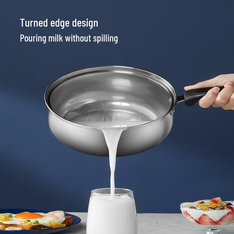 COOKER KING Кастрюля для молока из нержавеющей стали 304, 16 см