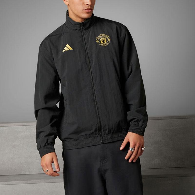 adidas Мужские куртки и пальто Manchester Черные IP9186