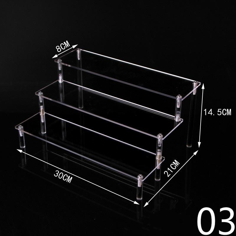 Acrylic Toy Display Stand Toy Model Car Accessories Transparent Perspex Shelf