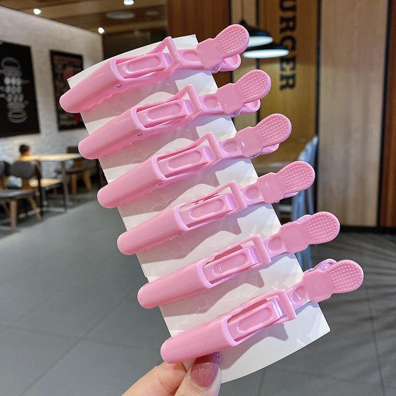 5/6 шт. Красочные зажимы-крокодилы для волос, зажимы для парикмахерской, профессиональный салонный зажим для волос, заколки-крокодилы для волос, парикмахерские аксессуары