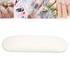 Nail Art Hand Pillow Soft PU Leather Easy Clean Manicure Arm Rest Cushion for Nail Salon White