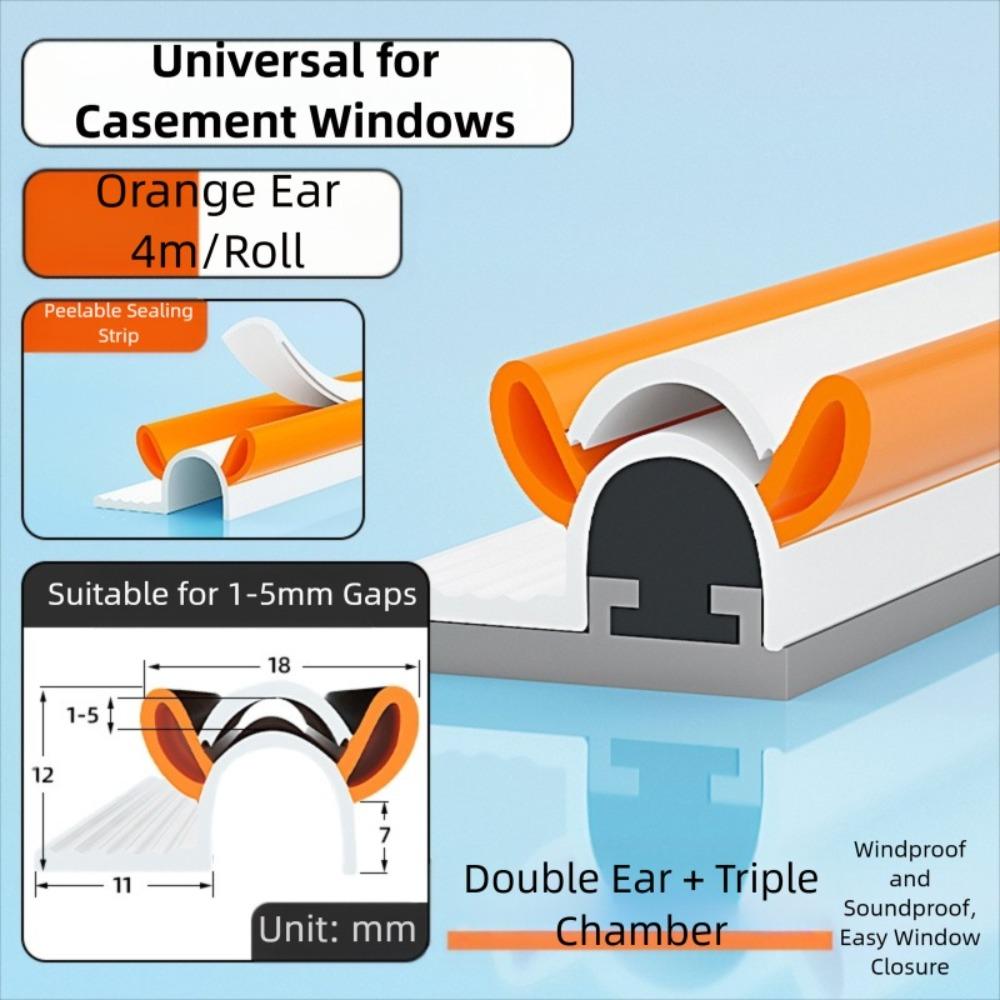 Soundproofing Casement Window Sealing Strip Windproof Insulation Strip Broken Bridge Aluminum