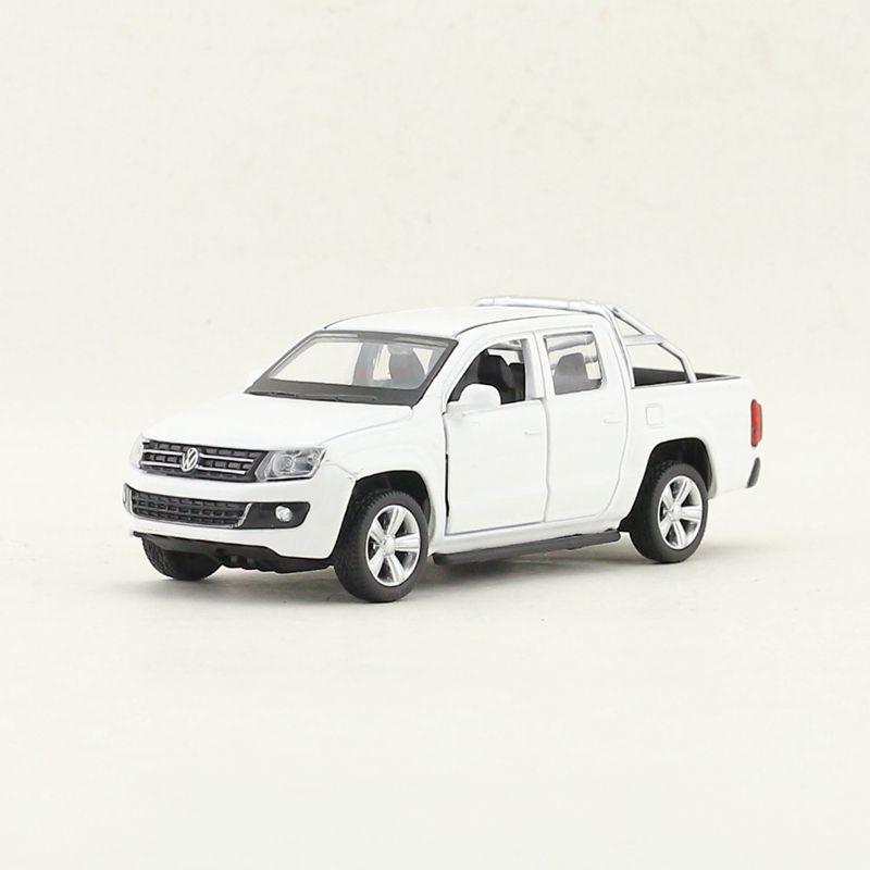 1/46 Volkswagen Amarok Сплав Пикап Модель автомобиля Литые Металлические Транспортные средства Модель автомобиля Миниатюрный Масштаб Симуляция Коллекция Детские Подарки