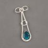 Apatite Gemstone Jewelry Pendant, 925 Sterling Silver Jewelry, Beautiful Meditation Pendant For Wedding Gift
