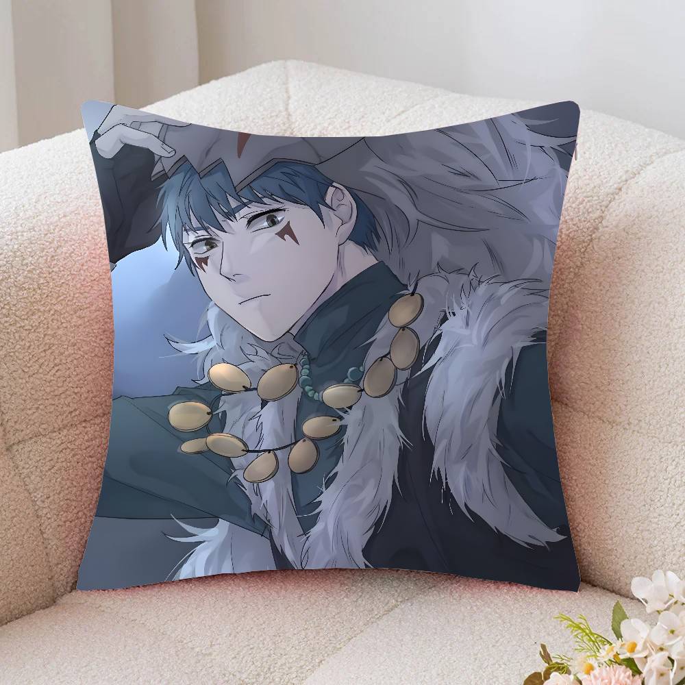 Shin Ah Anime Akatsuki No Yona Pillow Case Fashion Square Pillowcase Bedroom Sofa Room Ins Decoration Leisure