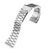 18-мм тонкий стальной ремешок для часов CASIO A158 / A159 / A168 /A169 /B650 /AQ230/ 700 Классический Маленький Квадратный Серебристый Блок Металлический Ремешок