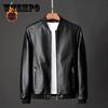 M-8XL зимние и осенние мужские куртки из искусственной кожи больших размеров, повседневные мотоциклетные куртки, мужские однотонные кожаные куртки