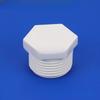 Plastic 1/2'' 3/4'' 1'' Female Thread End Plug Connector Plumbing Pipe Hexagon Shaped Blocked Caps PVC Tube Sealing Fittings