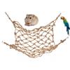 Parrot Swing Rope Birds Hanging Climbing Net Wiith Hook Hammock Birds Stand Ladder Birds Chewing Playing Gym Toys 30X20CM