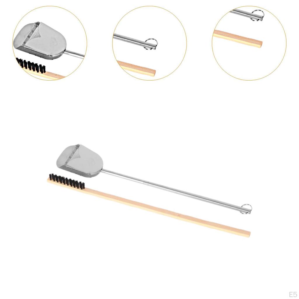 Набор совков для удаления птиц и щетка для чистки для ара