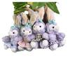 Starry Sweet Rabbit Plush Doll Keychain Fluffy Soft Toy Great Gift Idea