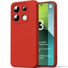 Case - E.F.CONNECTION - for Xiaomi Redmi Note 13 Pro 5G - Matte Red - Shockproof Protection - Slim