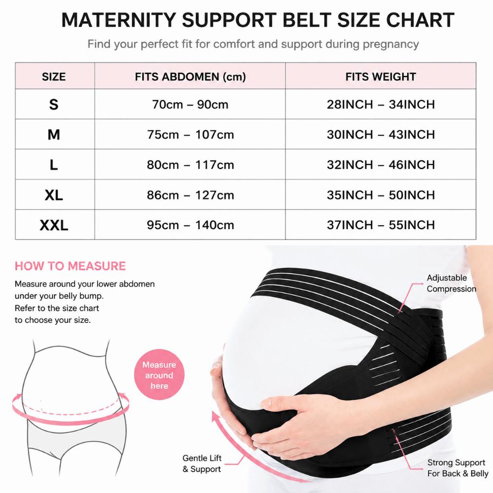 Breathable Pregnancy Belly Band Protector Care Waist Support Brace for Pregnant Women