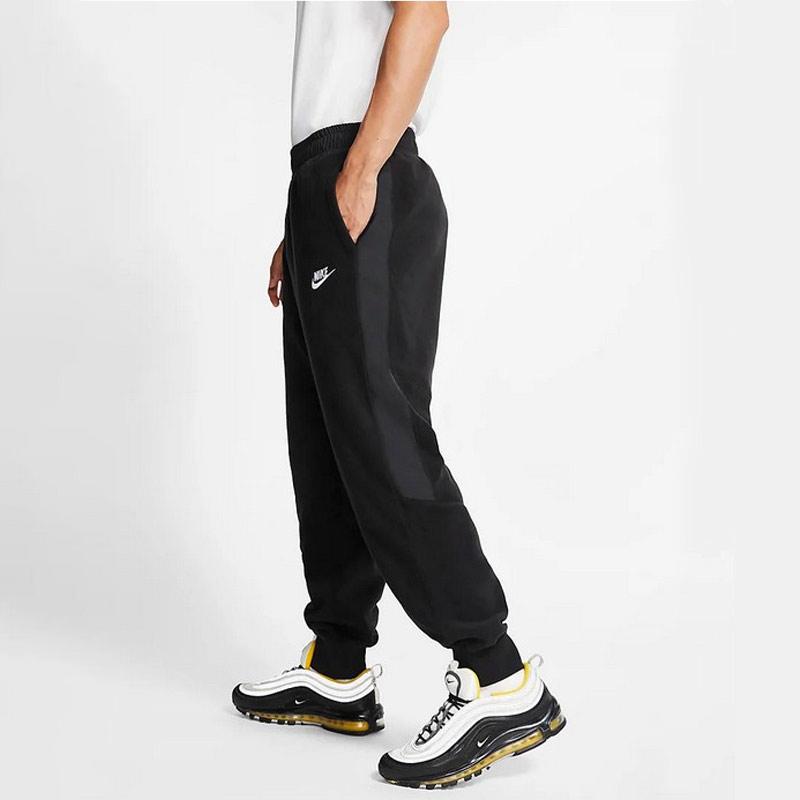 Nike Спортивные трикотажные флисовые джоггеры мужские, черные CZ4897-010