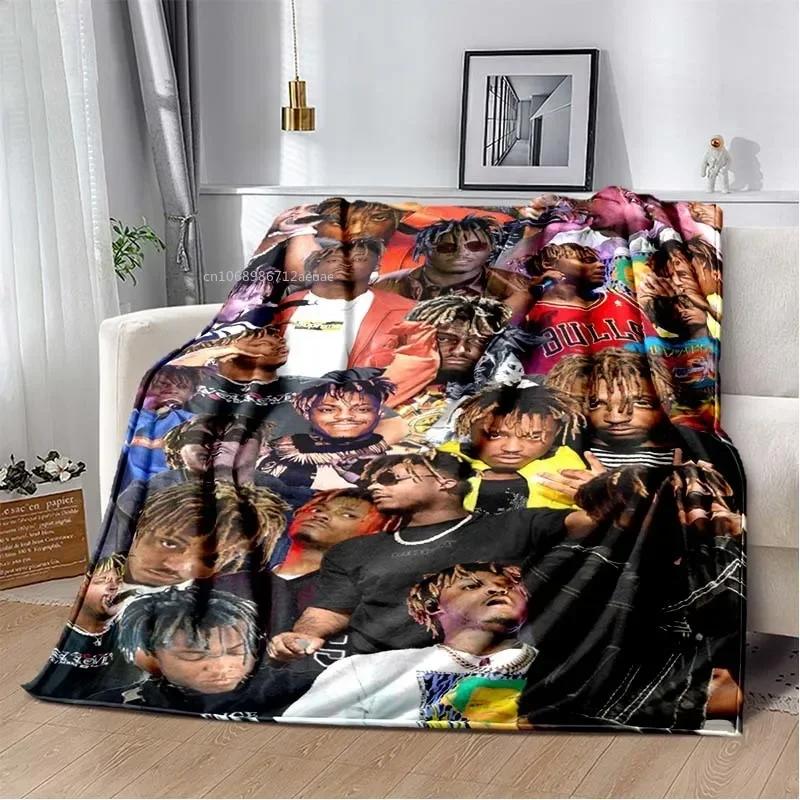 Альбом Rapper Juice Wrld 999 одеяло постер с художественным принтом фланелевое одеяло мягкое покрывало для дивана согревающий чехол подарок для меломанов