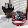 European and American Denim Straw Knight Hat Men's Summer Five-pointed Star Sun Protection Jazz Top Hat Women's Holiday Sunshade Straw Hat