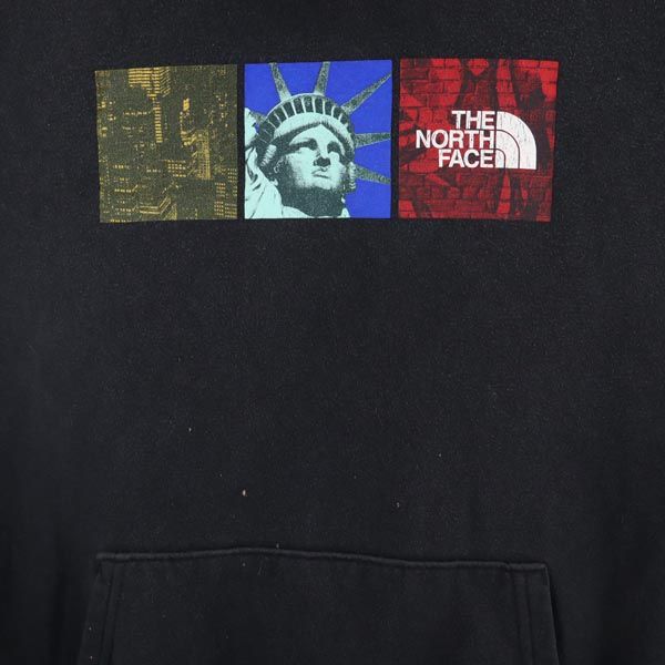 The North Face Print Long Sleeve Sweat Trainer M Black Outdoors Men's Used