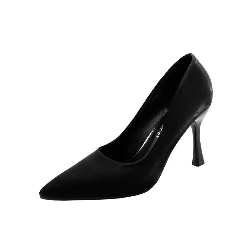 Модные женские туфли-лодочки, сексуальная обувь для женщин, формальные туфли с острым носком, элегантное платье Stilito, высокое качество, тренд 2024 года со скидкой