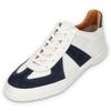 M Size Sneakers for Men and Women [Spingle] SP-1047 White/Navy (25.5cm)