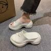 .Cm Heightening Artifact Eva Cool Slippers New Summer Wear Heightening Non-slip Thick-bottomed Beach Slippers Ladies