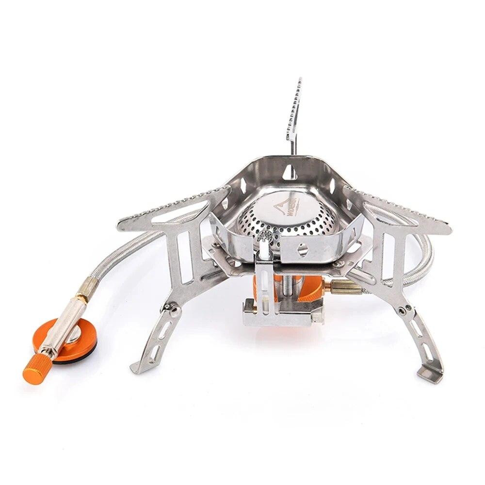 Widesea Camping Burner 3200W Windproof Foldable Electric Ignition Outdoor Portable Gas Stove Outdoor Camping Hiking Fishing