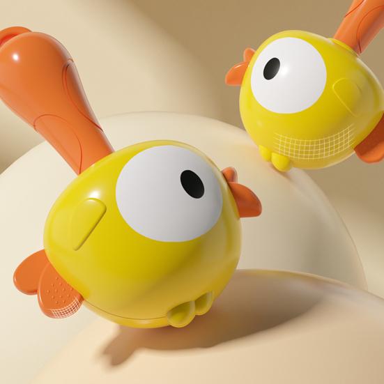 Детская погремушка, игрушка, мультяшная лягушка, цыпленок, ручная погремушка, развитие слуха и навыков хватания, для новорожденных мальчиков и девочек, погремушка для раннего развития