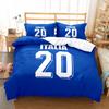 National Soccer Team Core Player Number Duvet Cover Set EU Single Double King US Twin Full Queen Size  Bedclothes