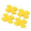 4pcs Bow Limb Dampener Wear Resistant Rubber Reducing Noise Vibration Compound Bow Limb Stabilizer Silencers Yellow