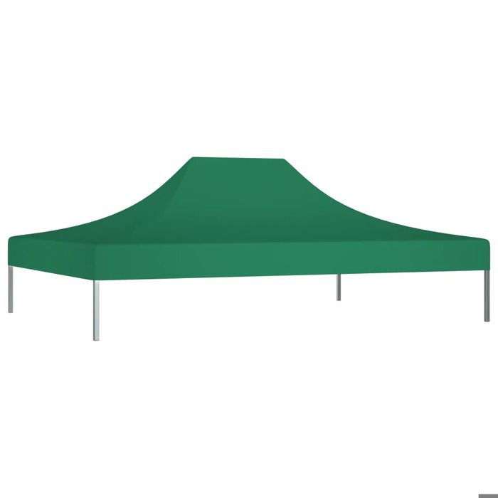 Toit de tente de réception - vidaXL - 410x280 cm - Imperméable - Vert - Usage occasionnel