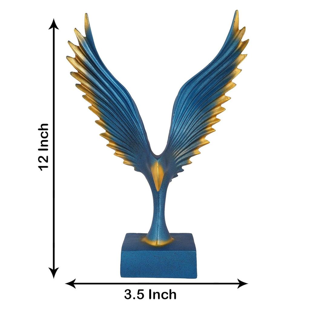 Eagle Wing Figurines Sculptures Home Decor Showpiece Feng Shui Vastu Eagle Wing Statue for Home Decorative Showpiece