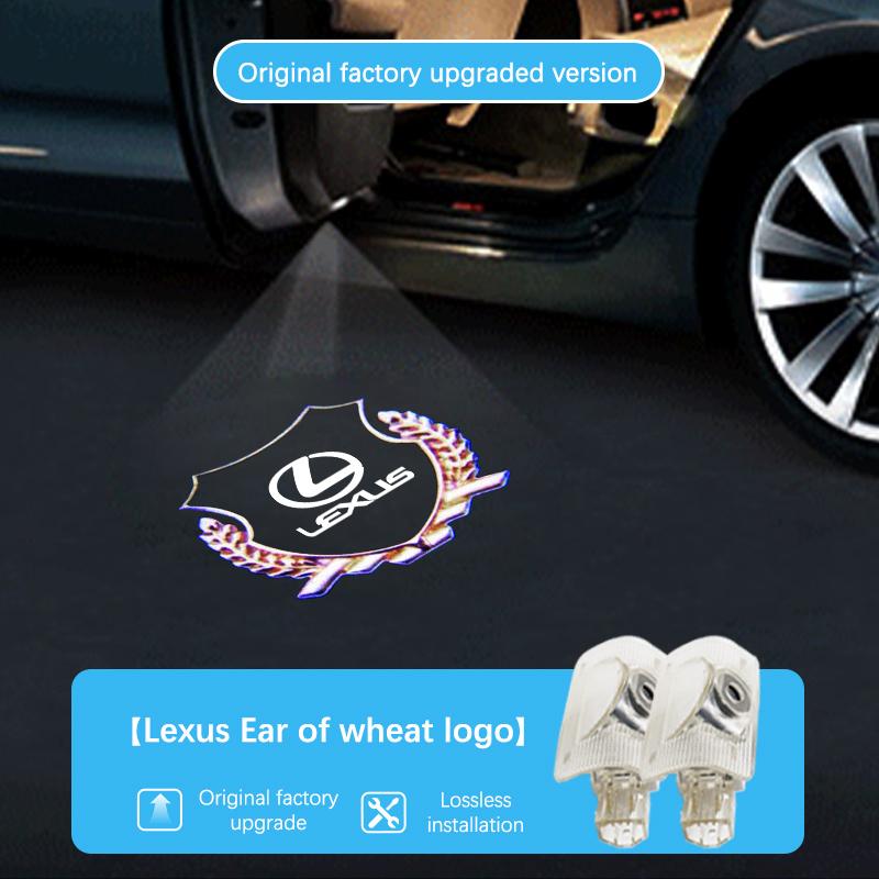 LED Projector Lamp Car Door Welcome Ghost Shadow Lights For Lexus RX ES GX LS LX IS GS RC UX ES200 ES250 ES260 ES300 RX300 RX270