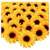 Simulation Flower Head 9Cm Simulation Sunflower Flower Crafts Home Improvement Wedding Party Atmosphere Jewelry Diy Accessories
