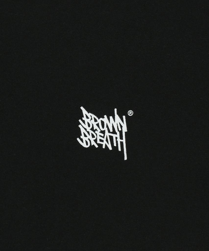 BROWNBREATH W Sleepy Tag Tee - Black