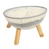 Clear Capsule Cat Bed Stable Safe Durable Stylish Wood Elevated Transparent Cat Bed with Cushion for Kitten