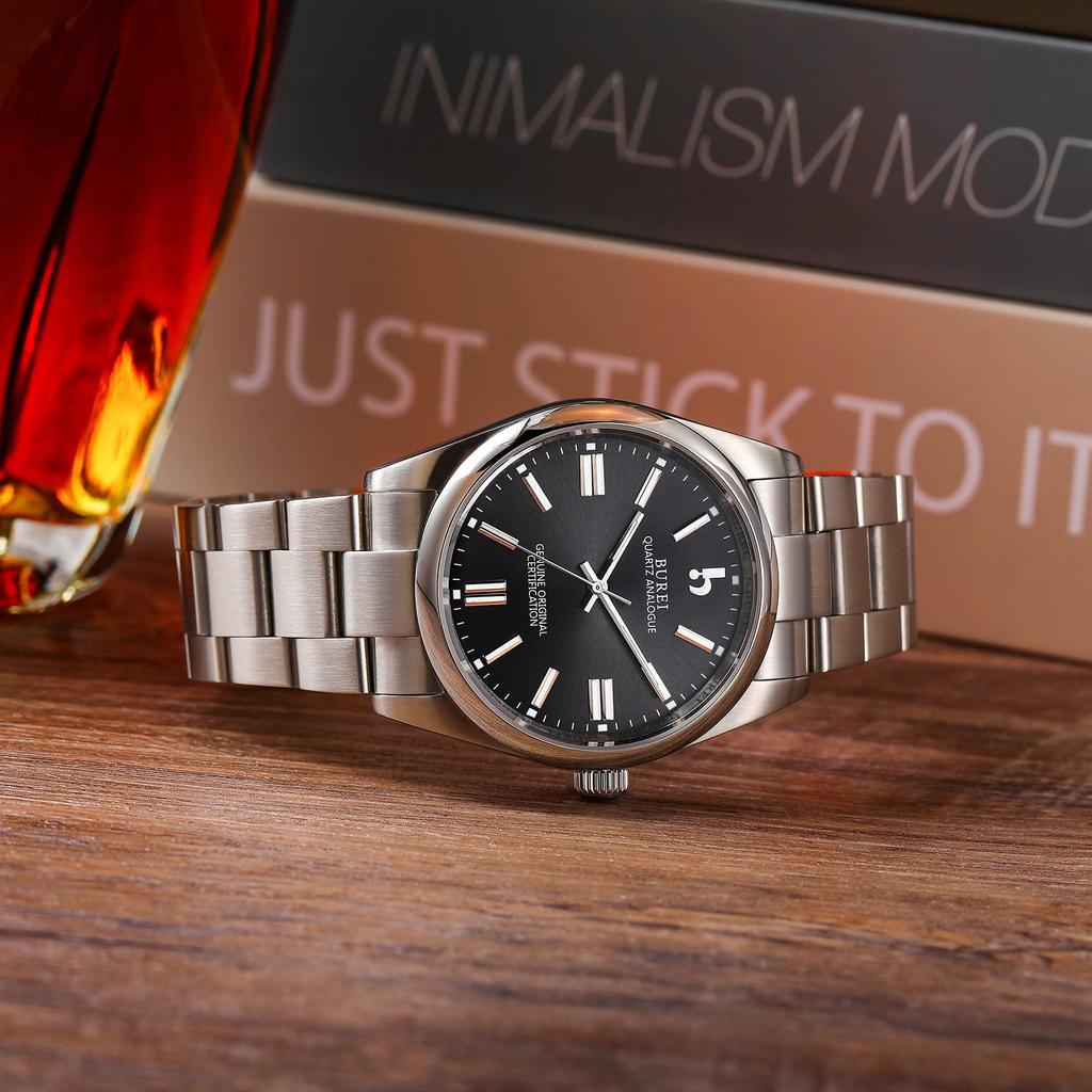 Часы BUREI мужские популярные рейтинговые кварцевые часы водонепроницаемые аналоговые брендовые роскошные наручные часы 2 мужские