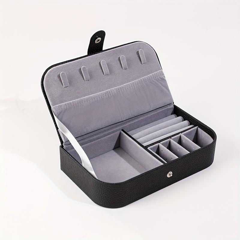 Elegant Green Jewelry Box - Large Faux Leather Organizer for Earrings, Necklaces & Rings. Perfect Gift for Women & Mothers! 