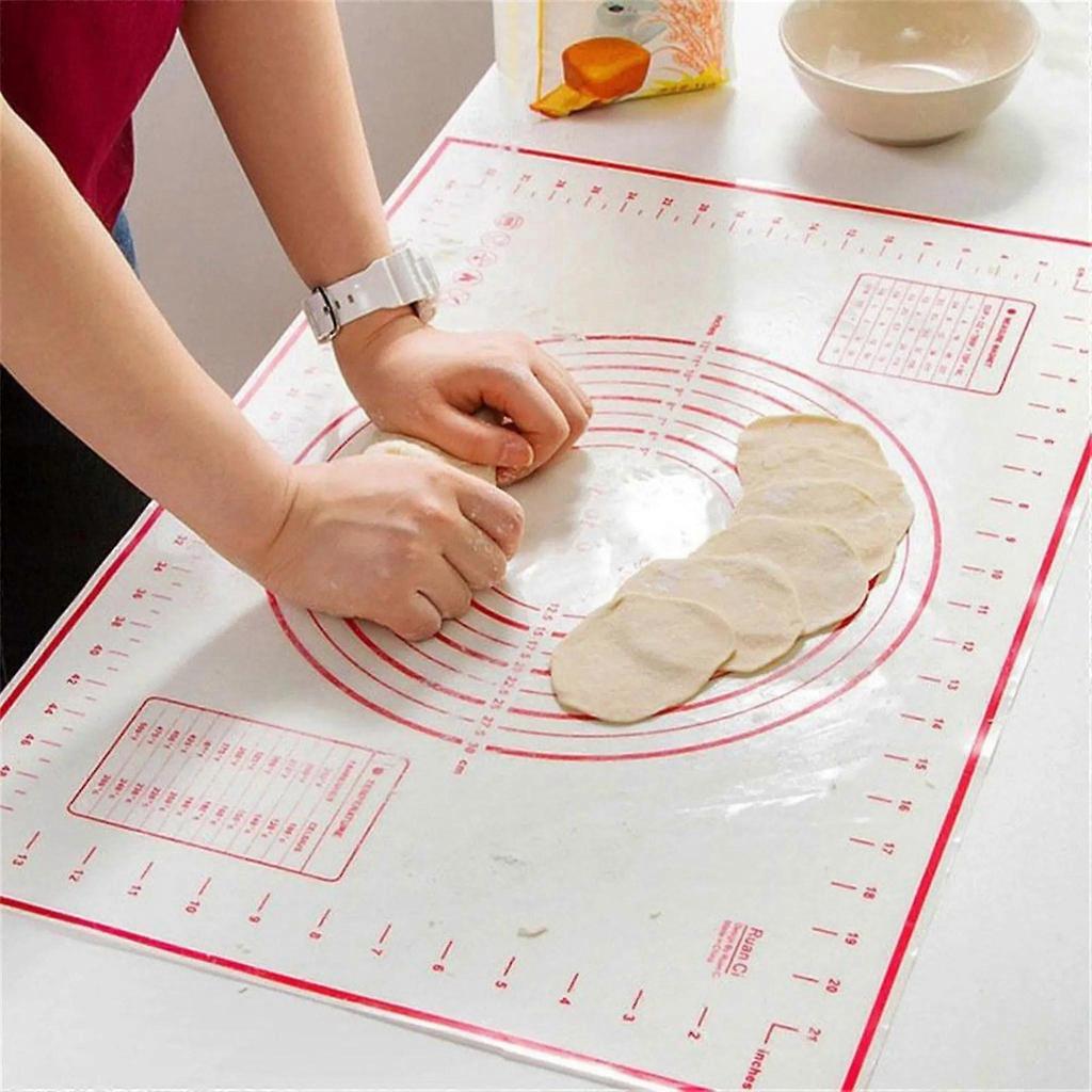 Baking Mat Silicone, 60x40cm Silicone Mat Dough Mat Rolling Mat, Non-slip Bpa-free Non-stick Washable