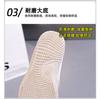 Casual Velcro One Step White Shoes for Women, Lightweight and Comfortable Flat Bottom, German Training Forrest Gump Shoes, Sports Commuting Shoes