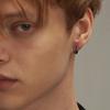 Мужские готические серьги-кольца с рунами викингов из нержавеющей стали, водонепроницаемые, винтажные, хугги, хип-хоп, панк, ювелирные изделия, подарки для мальчиков