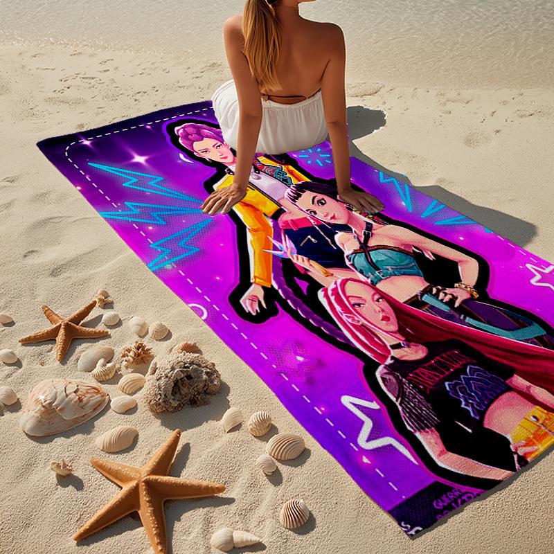 K-pop Stars United Beach Towel, Super Soft Microfiber, Gift for Her/Him, Birthday, for Pool, Beach, Travel, Home Decor Fan gifts