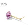 Women Flower Shape Brooch Allow Pin Suit Collar Shawl Scarf Cardigan Coat Badge Costume Accessories Gift