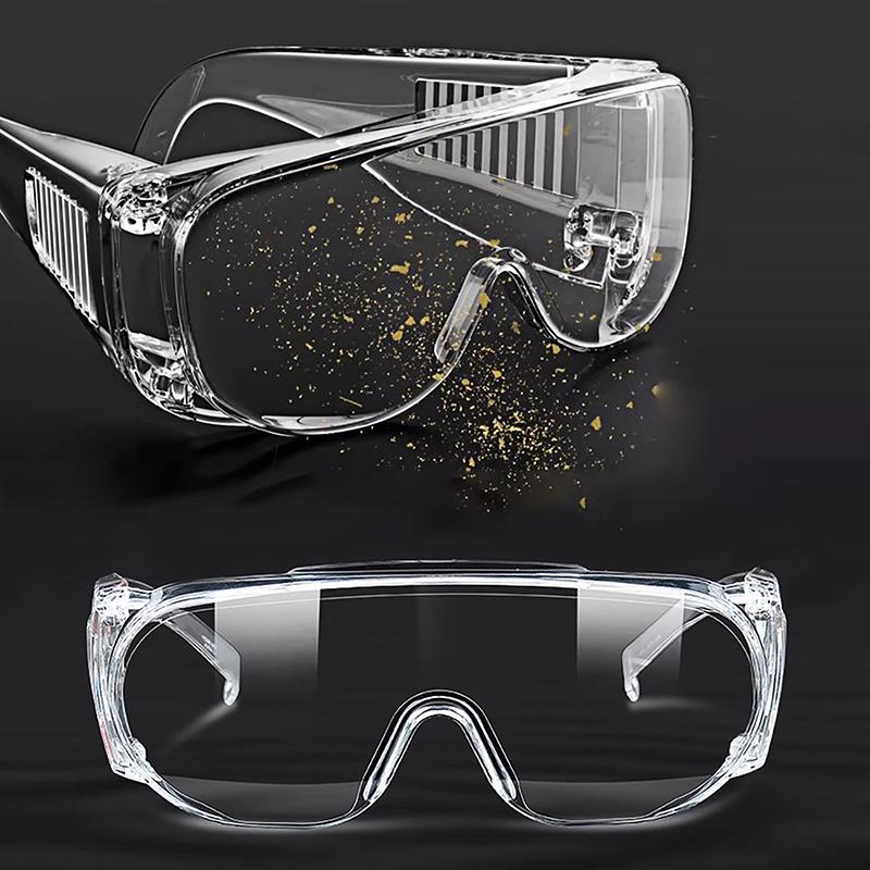 Унисекс Прозрачные защитные очки с защитой от запотевания и ультрафиолетового излучения Очки для маникюра Лабораторные защитные очки Линзы для рабочего места Очки с защитой от пыли