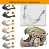 FMA Tactical Airsoft Mask Half Face Mask Tactical Airsoft Protective Mask Foldable Half Seal Mask for CS Game Cosplay (Б, Черный)