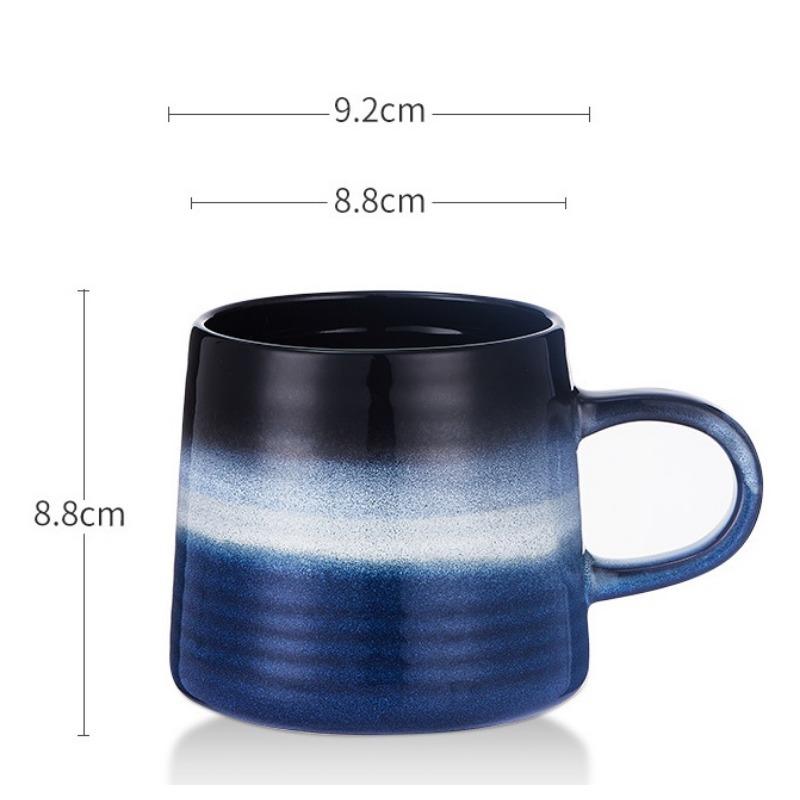 Большая керамическая кофейная кружка, ручная работа, керамическая кружка, чайные чашки с ручкой для домашнего офиса, кофейные чашки, можно мыть в посудомоечной машине и мыть в микроволновой печи