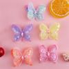 10Pcs 48*42mm Mesh Seaquins Double Butterfly Appliques For DIY Headwear Hair Clips Bow Decor Clothes Hat Shoes Sewing Patches