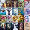 Animal Bird Series 5D Diamond Painting Full Diamond Deer Cross Stitch Mosaic Horse Diy Flower Diamond Embroidery Home Decoration