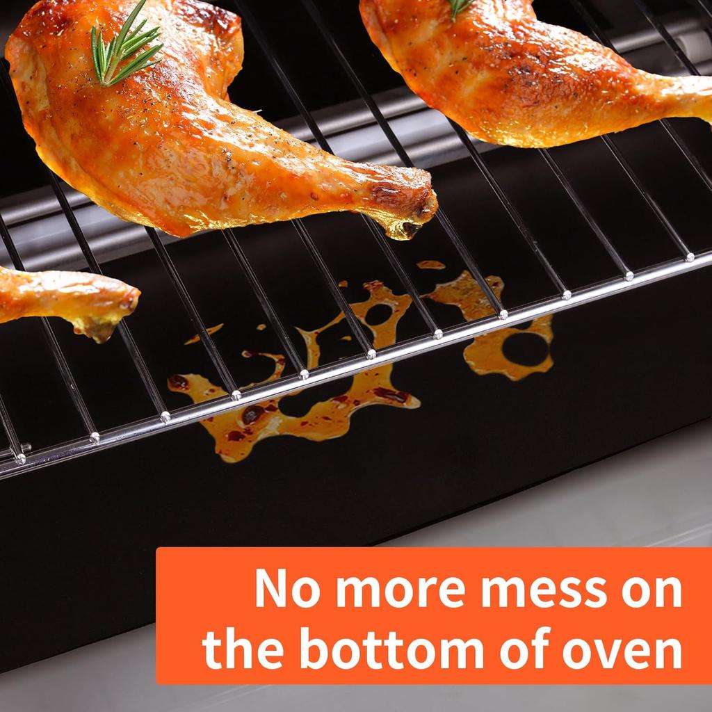 4 Pack Air Fryer Liners for Nuwave Bravo Air Fryer Toaster Smart Oven, Baking Mat Air Fryer Liners Reble Compatible with Nuwave 30-QT XL Capacity